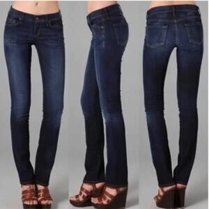 Citizens Of Humanity Ava Low Rise Straight Leg Jeans Dark Wash 27